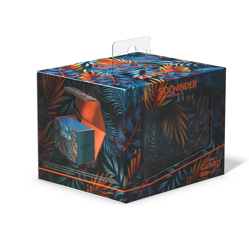 100+ Sidewinder Deck Box By Ultimate Guard - Floral Places Bali Blue