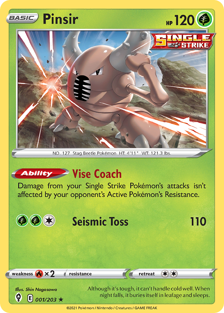 Pinsir (1/203) - Evolving Skies (EVS)