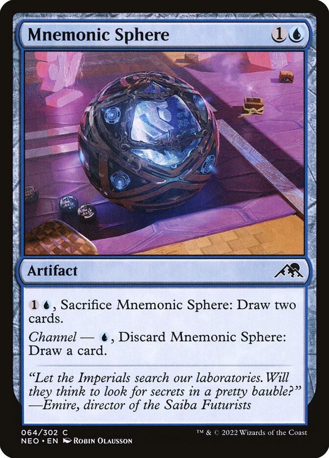 Mnemonic Sphere (64) - Kamigawa: Neon Dynasty (NEO)