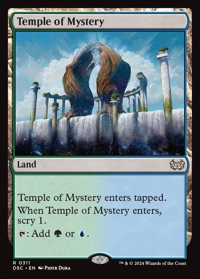 Temple of Mystery (311) - Duskmourn: House of Horror Commander (DSC)