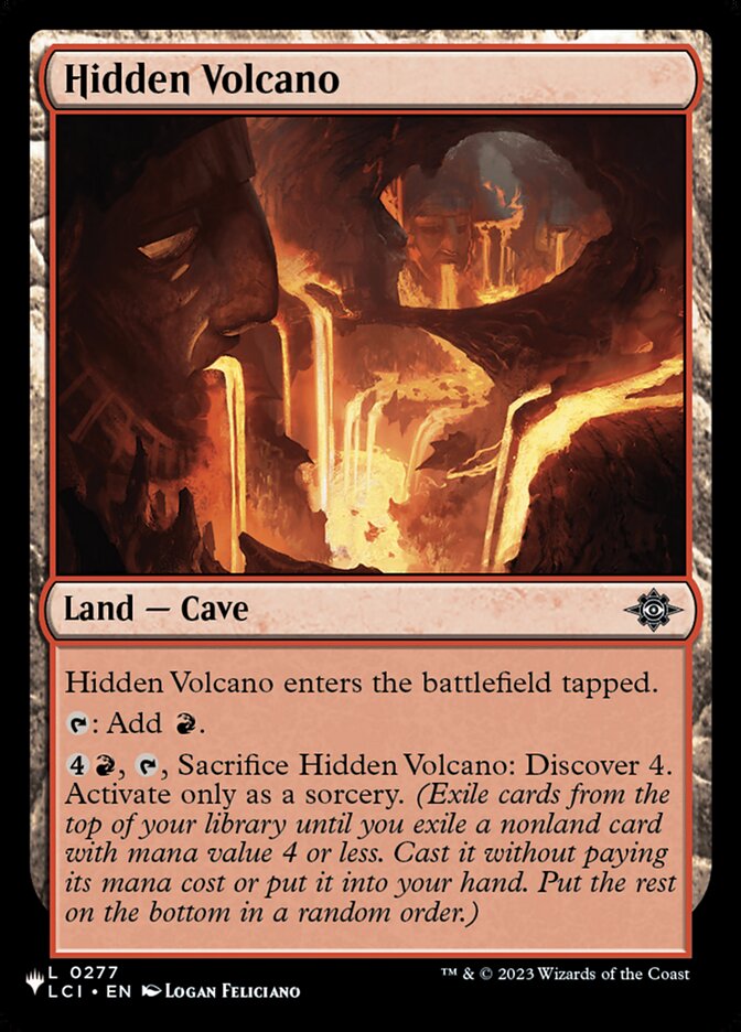 Hidden Volcano (LCI-277) - The List (PLST)