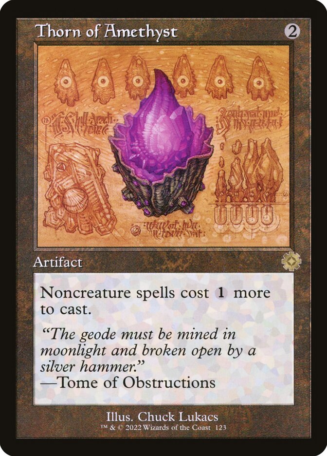 Thorn of Amethyst (123) - The Brothers' War Retro Artifacts (BRR)