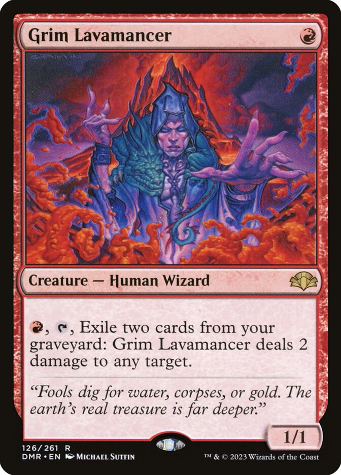 Grim Lavamancer (126) - Dominaria Remastered (DMR)