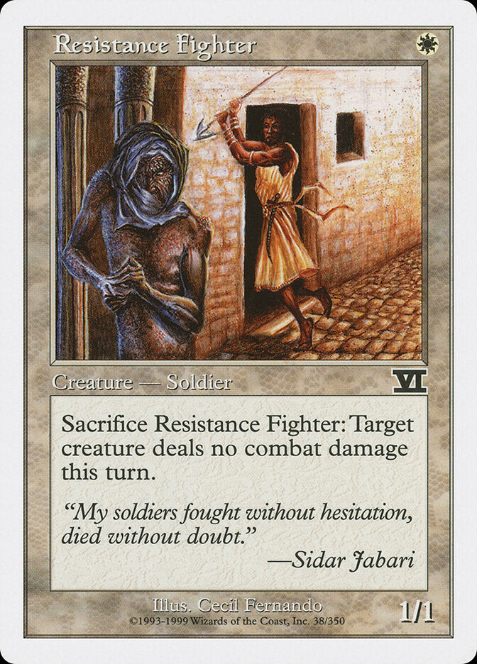 Resistance Fighter (38) - Classic Sixth Edition (6ED)