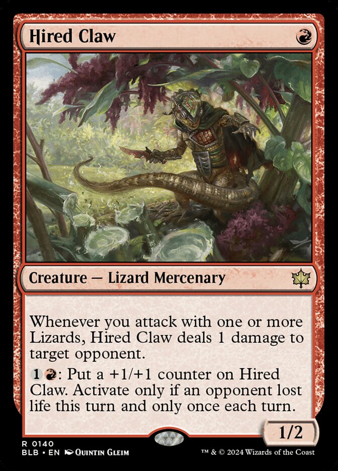Hired Claw (140) - Bloomburrow (BLB)