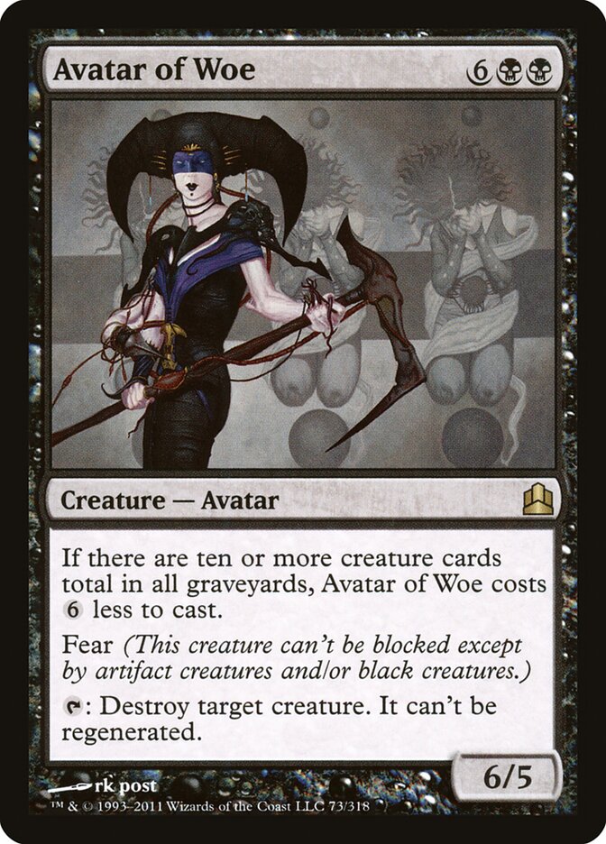 Avatar of Woe (73) - Commander 2011 (CMD)