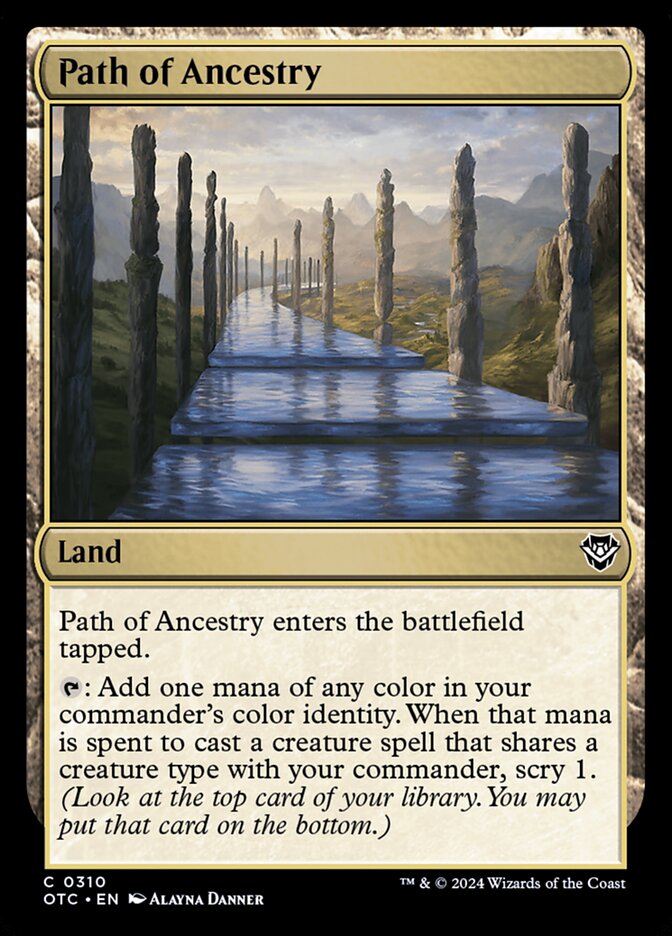 Path of Ancestry (310) - Outlaws of Thunder Junction Commander (OTC)