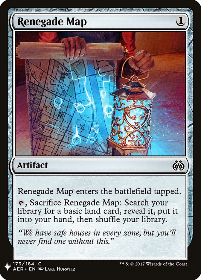 Renegade Map (AER-173) - The List (PLST)
