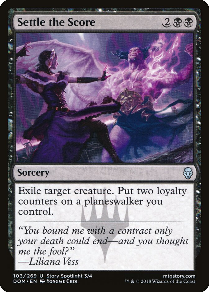 Settle the Score (103) - Dominaria (DOM)