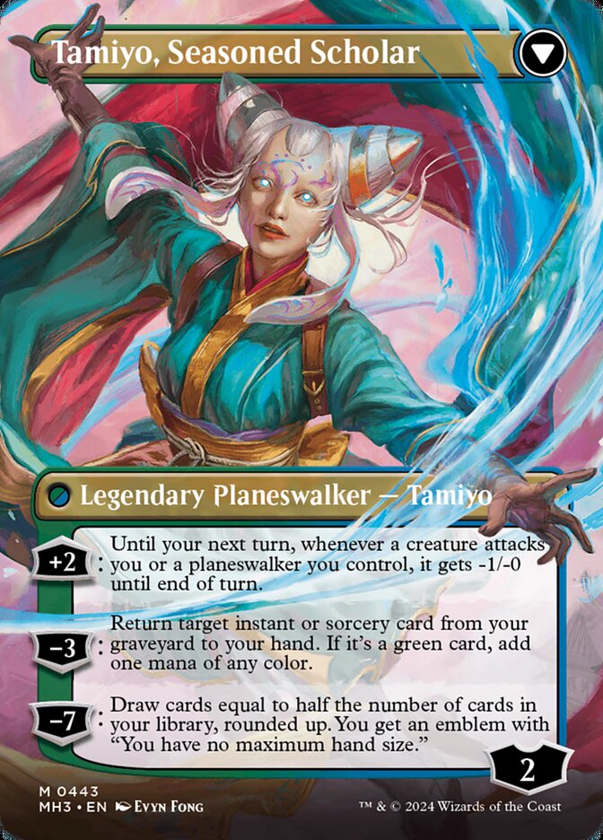 Tamiyo, Inquisitive Student // Tamiyo, Seasoned Scholar (443) - Modern Horizons 3 (MH3)