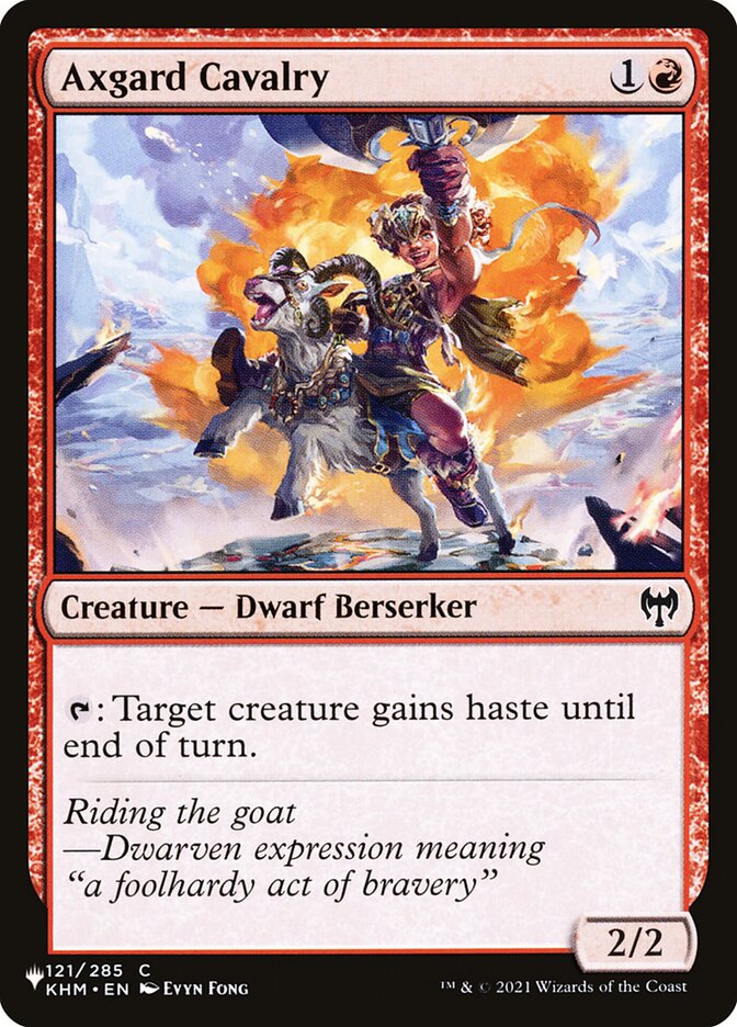 Axgard Cavalry (KHM-121) - The List (PLST)