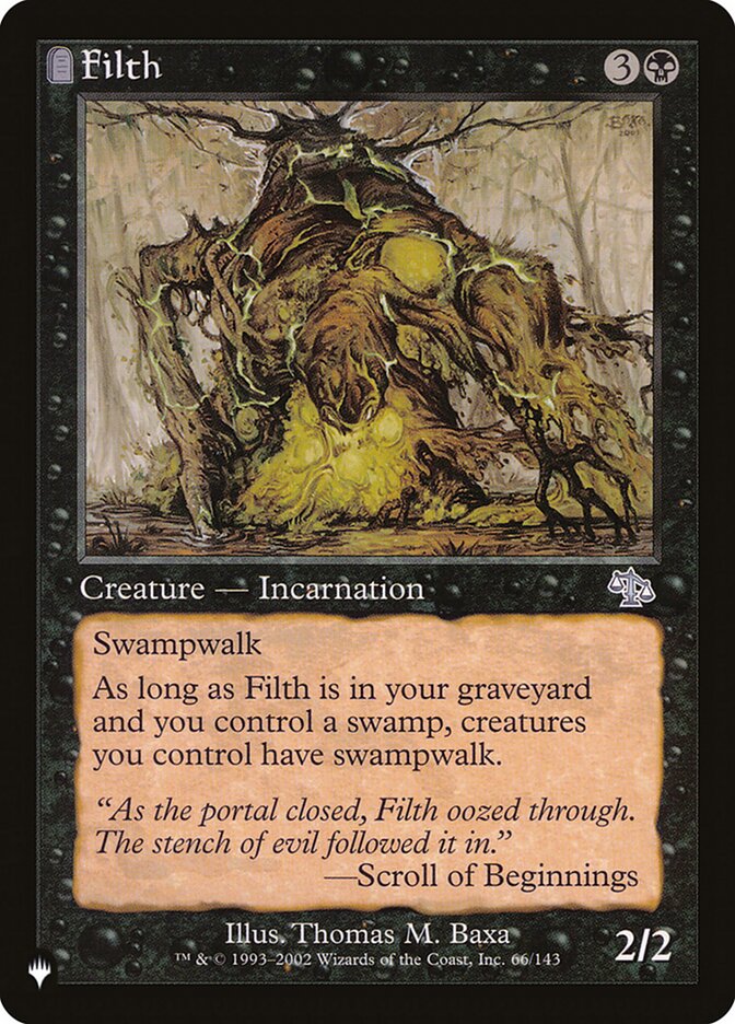 Filth (JUD-66) - The List (PLST)