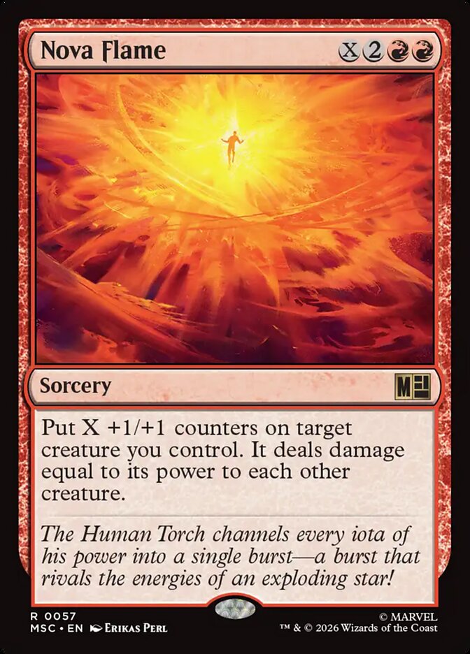 Nova Flame (57) - Marvel Super Heroes Commander (MSC)