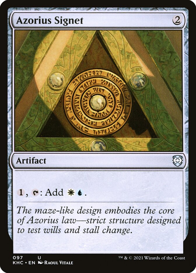 Azorius Signet (97) - Kaldheim Commander (KHC)