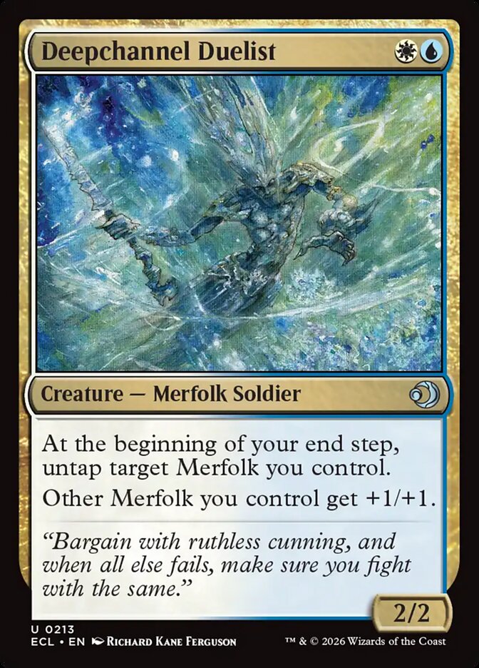 Deepchannel Duelist (213) - Lorwyn Eclipsed (ECL)