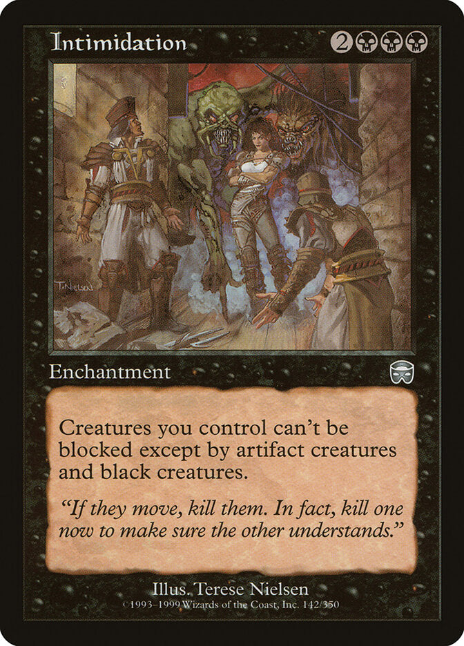 Intimidation (142) - Mercadian Masques (MMQ)
