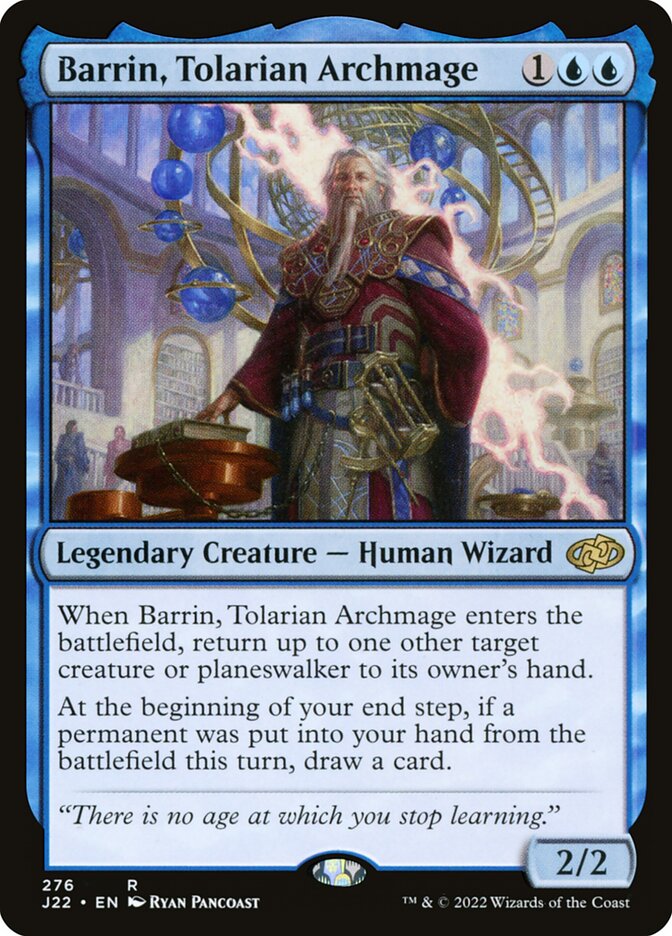 Barrin, Tolarian Archmage (276) - Jumpstart 2022 (J22)