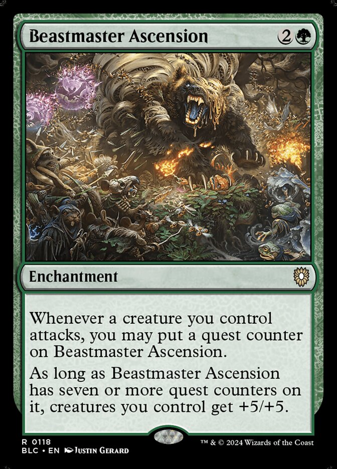 Beastmaster Ascension (118) - Bloomburrow Commander (BLC)