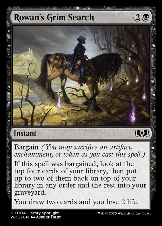 Rowan's Grim Search (104) - Wilds of Eldraine (WOE)