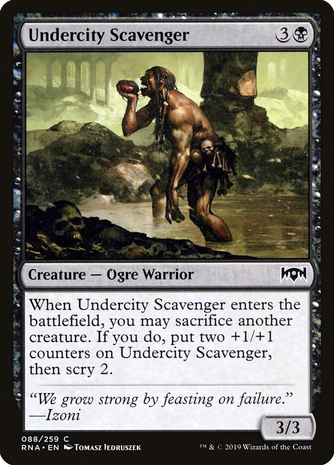 Undercity Scavenger (88) - Ravnica Allegiance (RNA)