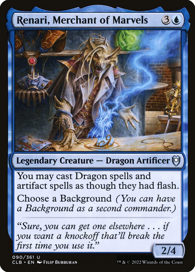 Renari, Merchant of Marvels (90) - Commander Legends: Battle for Baldur's Gate (CLB)