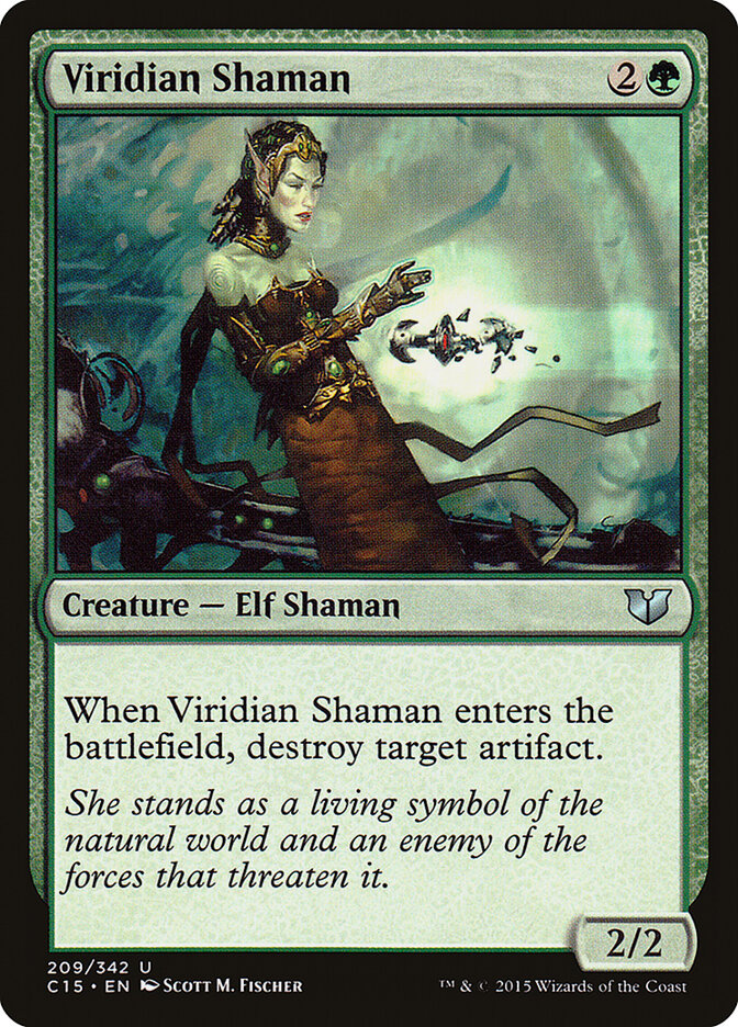 Viridian Shaman (209) - Commander 2015 (C15)
