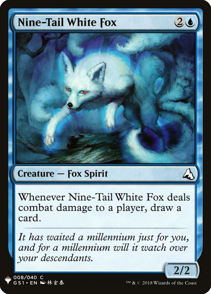 Nine-Tail White Fox (GS1-8) - The List (PLST)