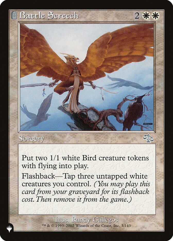 Battle Screech (JUD-3) - The List (PLST)
