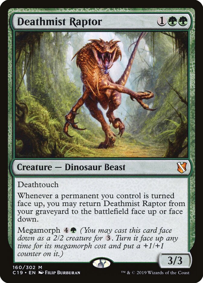 Deathmist Raptor (160) - Commander 2019 (C19)