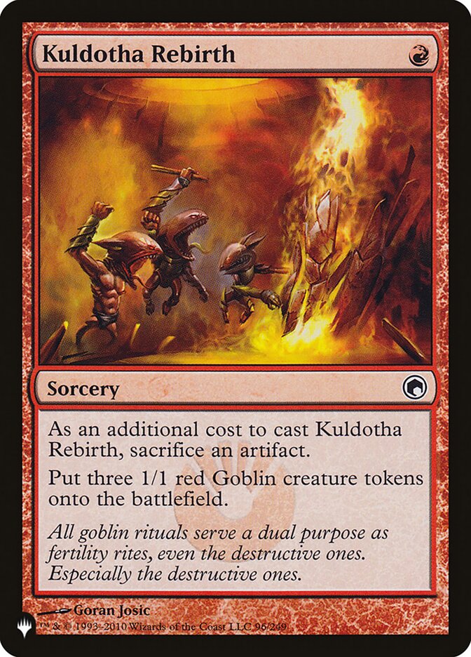 Kuldotha Rebirth (SOM-96) - The List (PLST)
