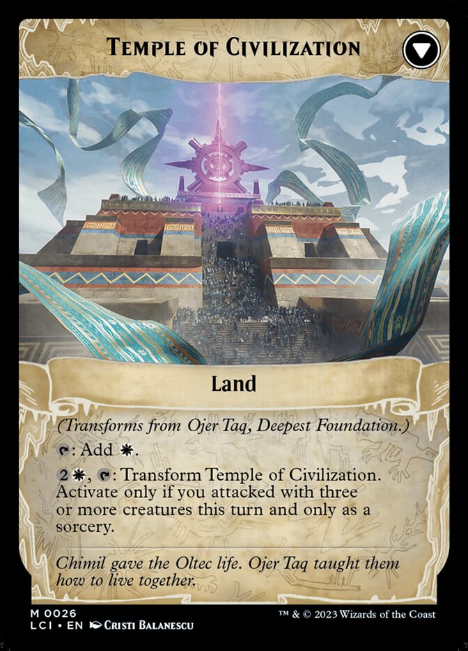 Ojer Taq, Deepest Foundation // Temple of Civilization (26) - The Lost Caverns of Ixalan (LCI)
