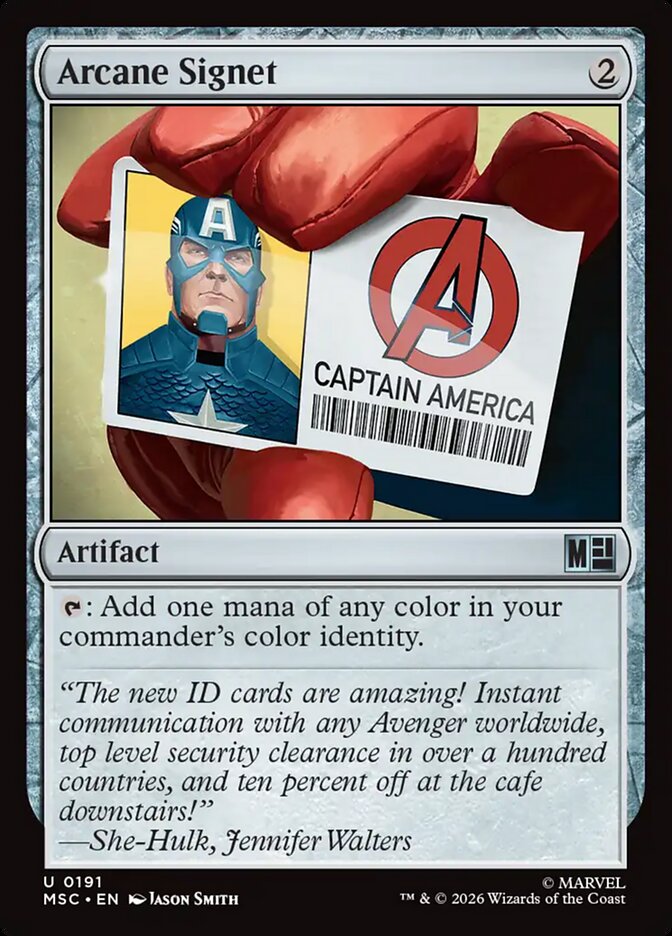Arcane Signet (191) - Marvel Super Heroes Commander (MSC)