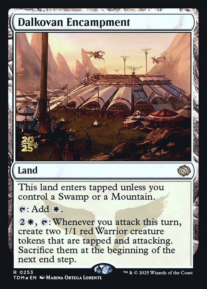 Dalkovan Encampment (253s) - Tarkir: Dragonstorm Promos (PTDM)