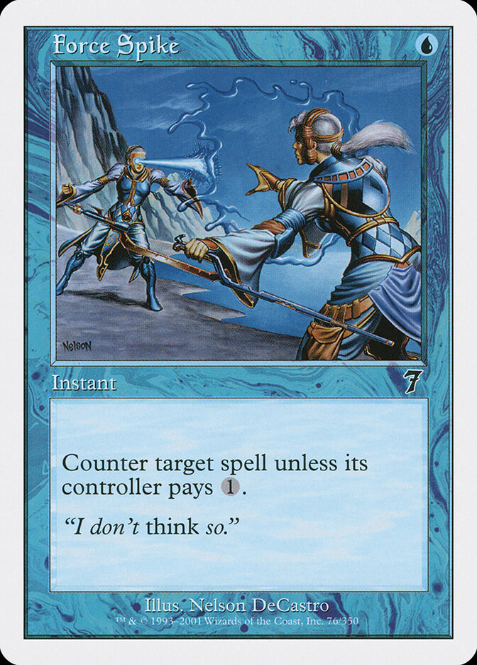 Force Spike (76) - Seventh Edition (7ED)
