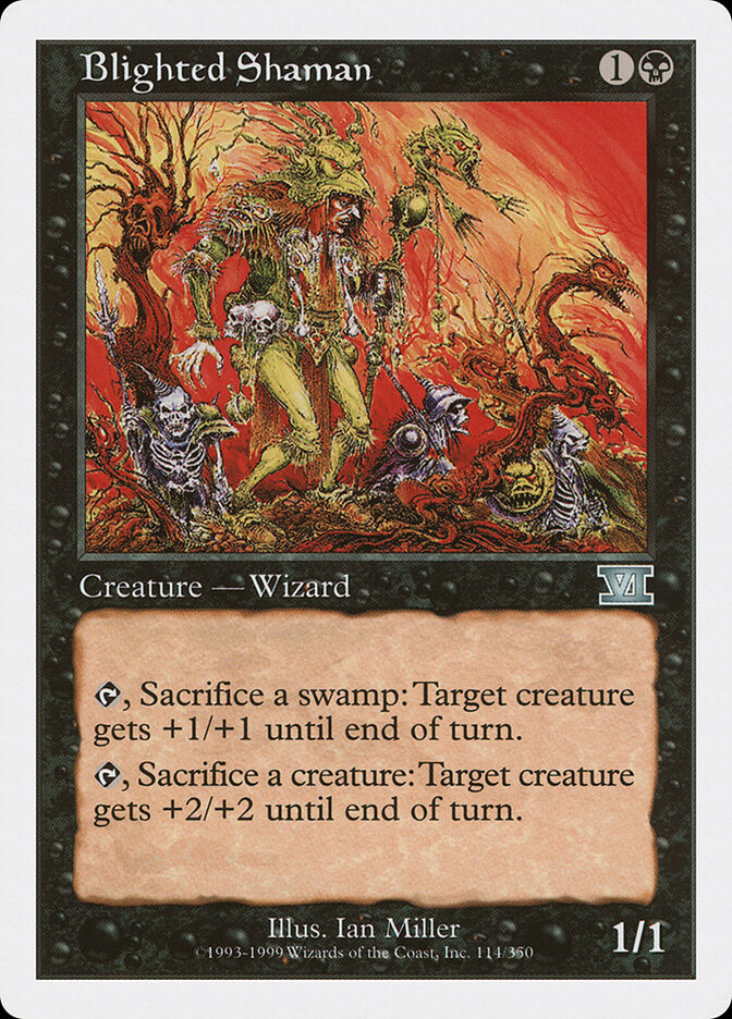 Blighted Shaman (114) - Classic Sixth Edition (6ED)