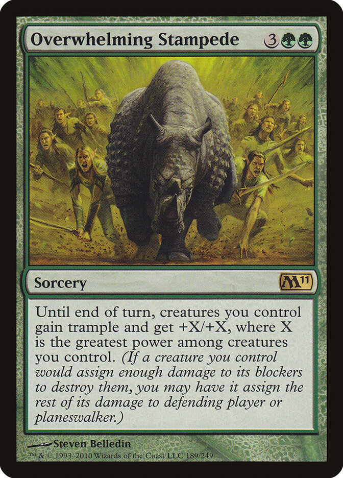 Overwhelming Stampede (189) - Magic 2011 (M11)