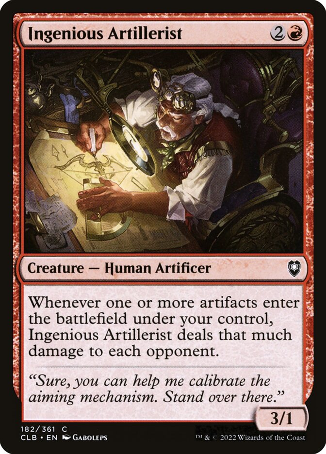 Ingenious Artillerist (182) - Commander Legends: Battle for Baldur's Gate (CLB)