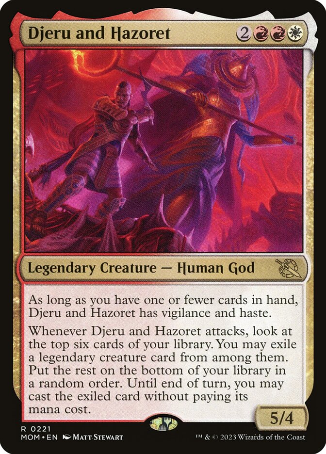 Djeru and Hazoret (221) - March of the Machine (MOM)