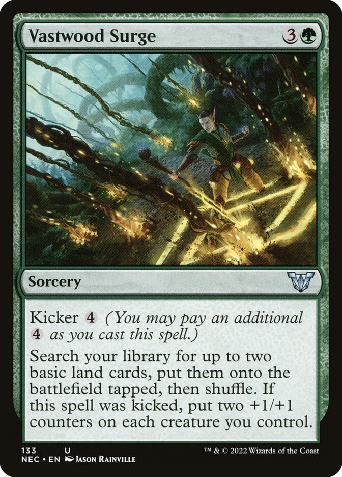 Vastwood Surge (133) - Neon Dynasty Commander (NEC)