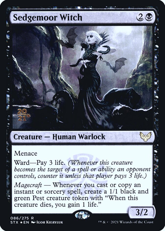 Sedgemoor Witch (86s) - Strixhaven: School of Mages Promos (PSTX)
