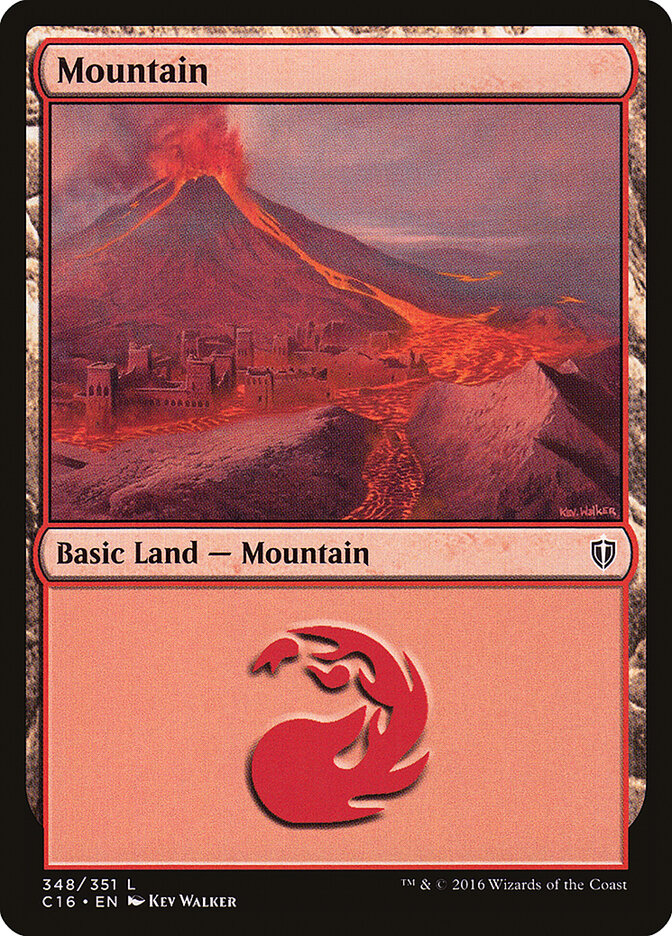 Mountain (348) - Commander 2016 (C16)