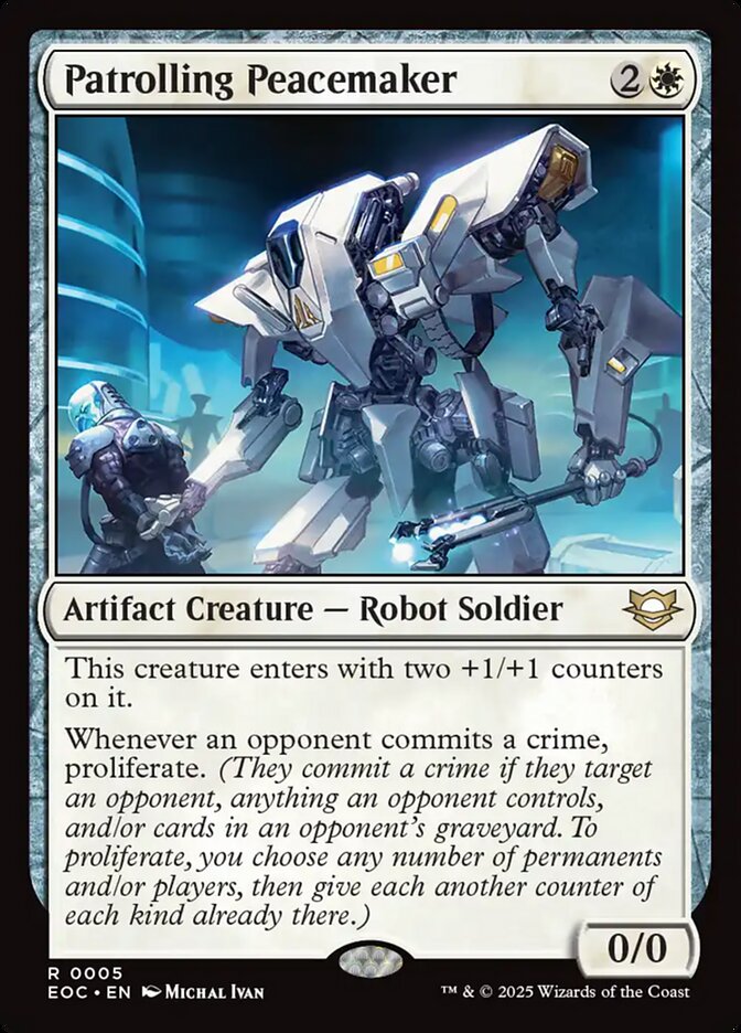 Patrolling Peacemaker (5) - Edge of Eternities Commander (EOC)