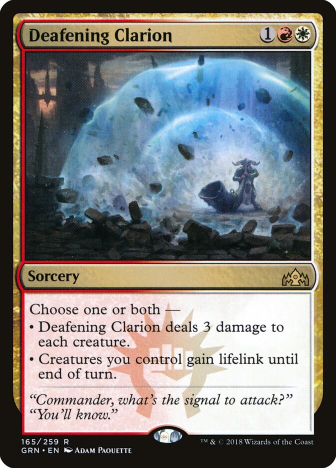Deafening Clarion (165) - Guilds of Ravnica (GRN)