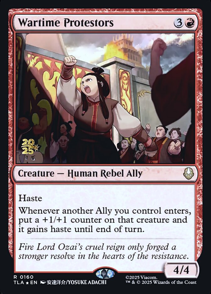 Wartime Protestors (160s) - Avatar: The Last Airbender Promos (PTLA)