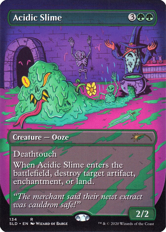 Acidic Slime (134) - Secret Lair Drop (SLD)