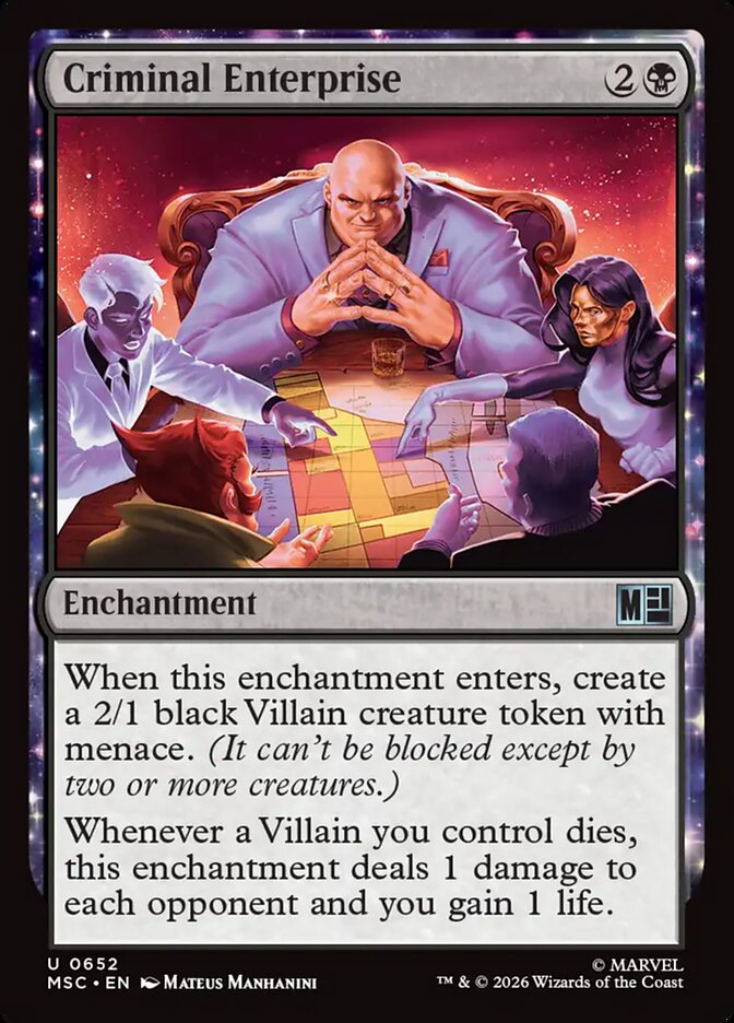 Criminal Enterprise (652) - Marvel Super Heroes Commander (MSC)