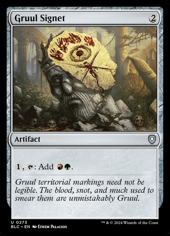 Gruul Signet (273) - Bloomburrow Commander (BLC)