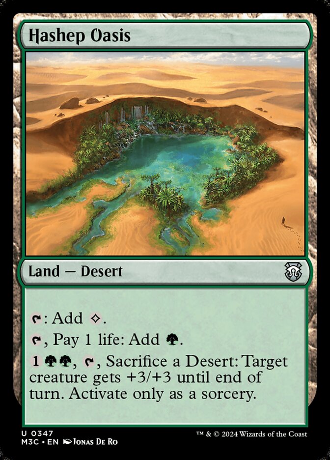 Hashep Oasis (347) - Modern Horizons 3 Commander (M3C)