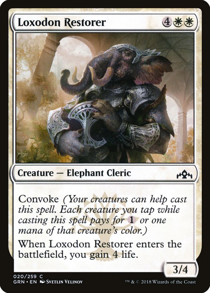 Loxodon Restorer (20) - Guilds of Ravnica (GRN)