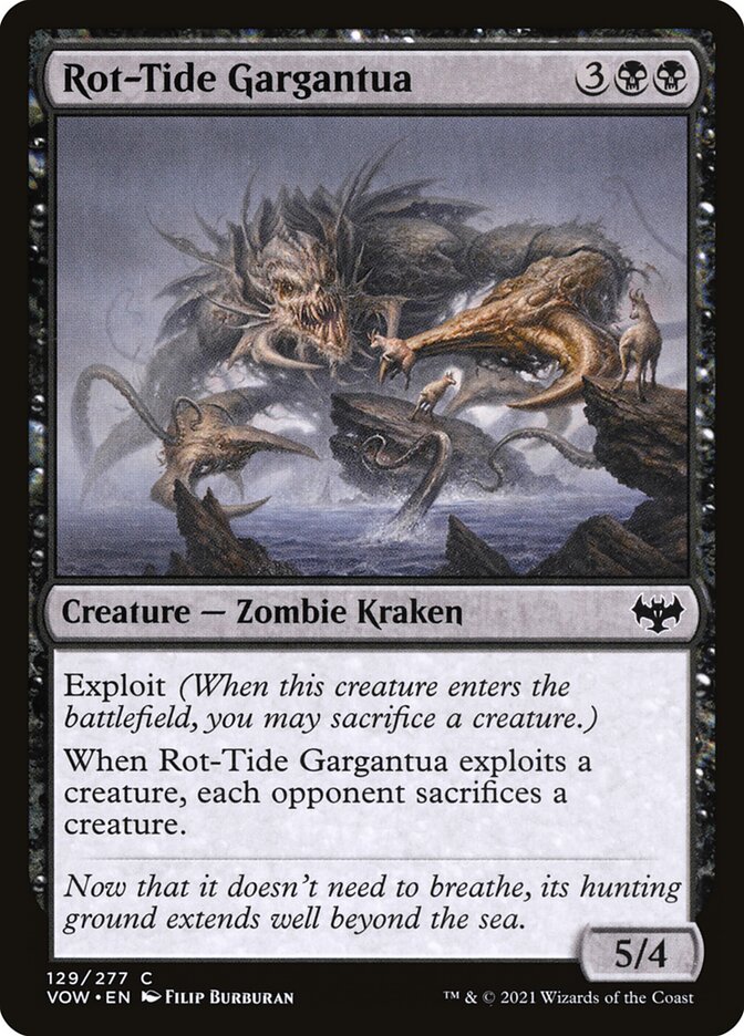 Rot-Tide Gargantua (129) - Innistrad: Crimson Vow (VOW)